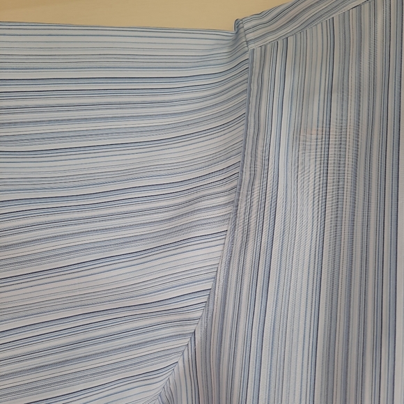 nyne New You New Energy Men's Stripe Button Up Shirt Short Sleeve SZ 4XLT Tall - Picture 10 of 13